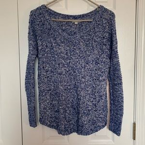 American Eagle Blue Marbled Sweater Size XS